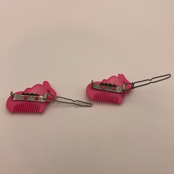 Little Women by Dorothy Kahn Pink Elephant Barrettes (K1) - Picture 4 of 6